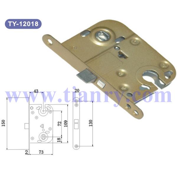 72×45 Steel Door Lock Body