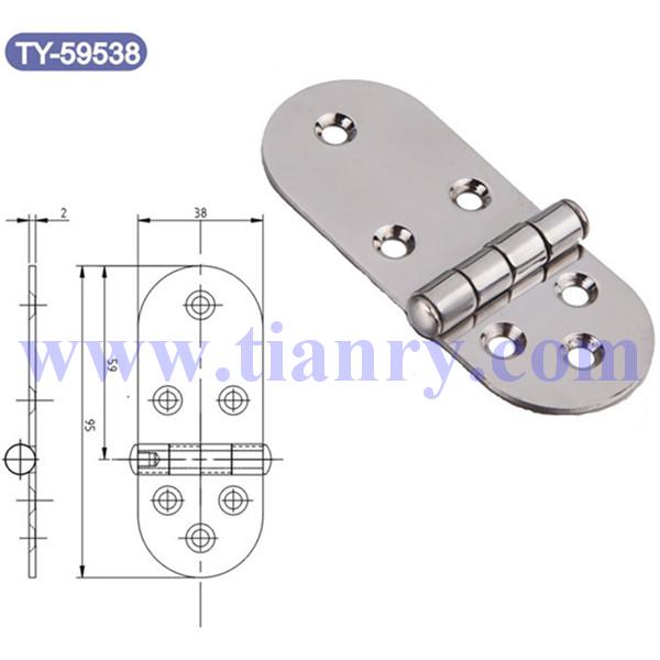 95*38*2mm Round Head Stainless Hteel Hinges
